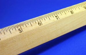 The ruler shows the small size of the penis