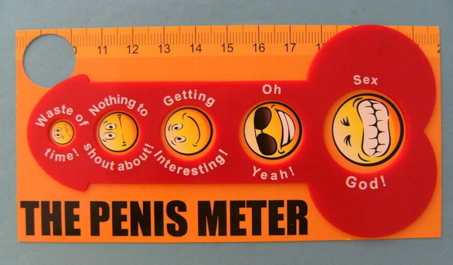 Ruler to measure the male penis